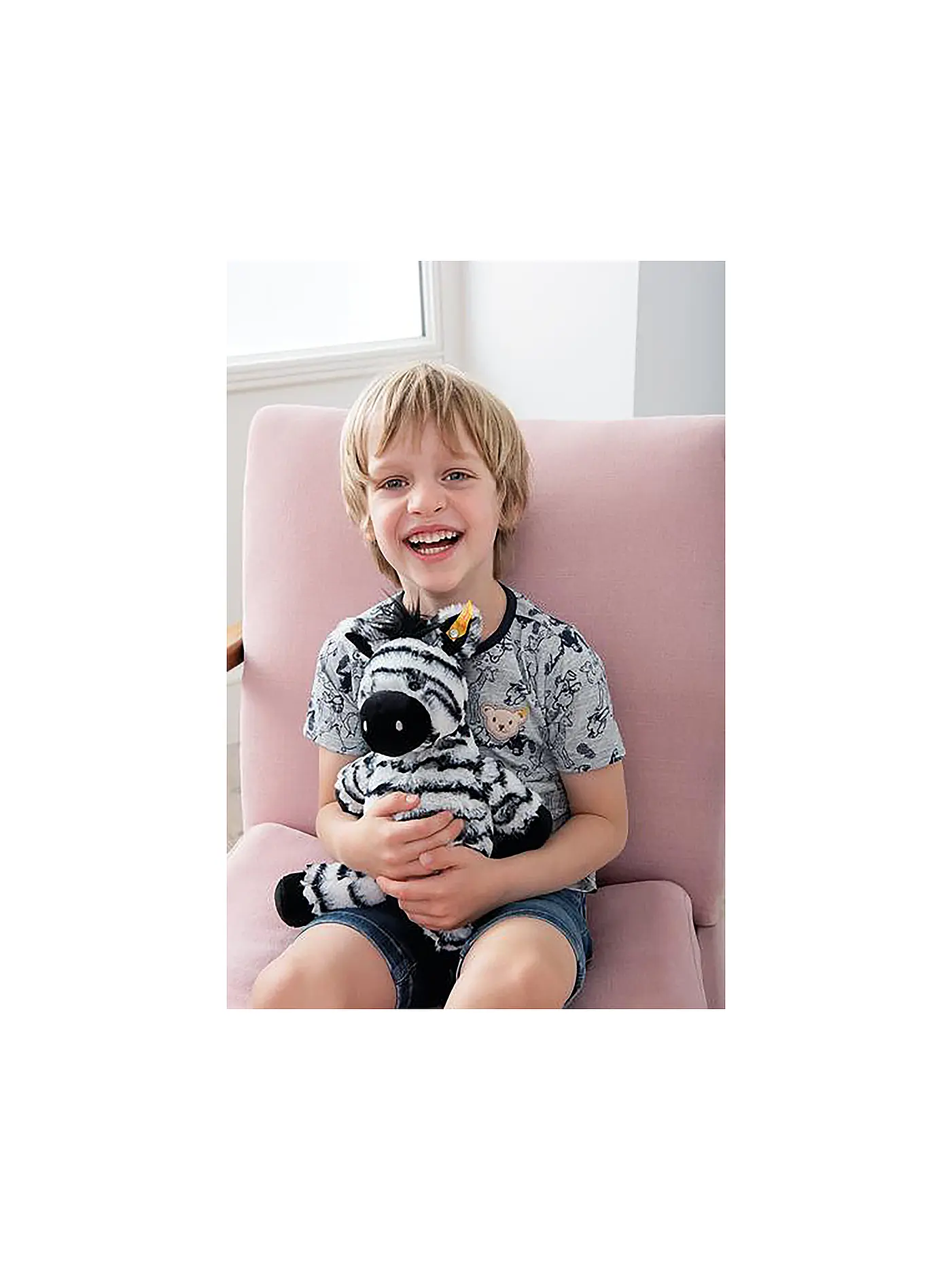 STEIFF | Soft Cuddly Friends Zora Zebra 30cm | 